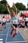 Junior girls long jump, 2015 English Schools Track and Field Champs., Gateshead Stadium. Photo: David T. Hewitson/Sports for All Pics